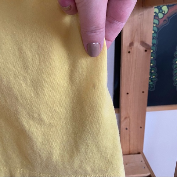 Kenzo Yellow Vanilla Sport Big X Logo Cotton T-shirt Medium - Picture 16 of 16